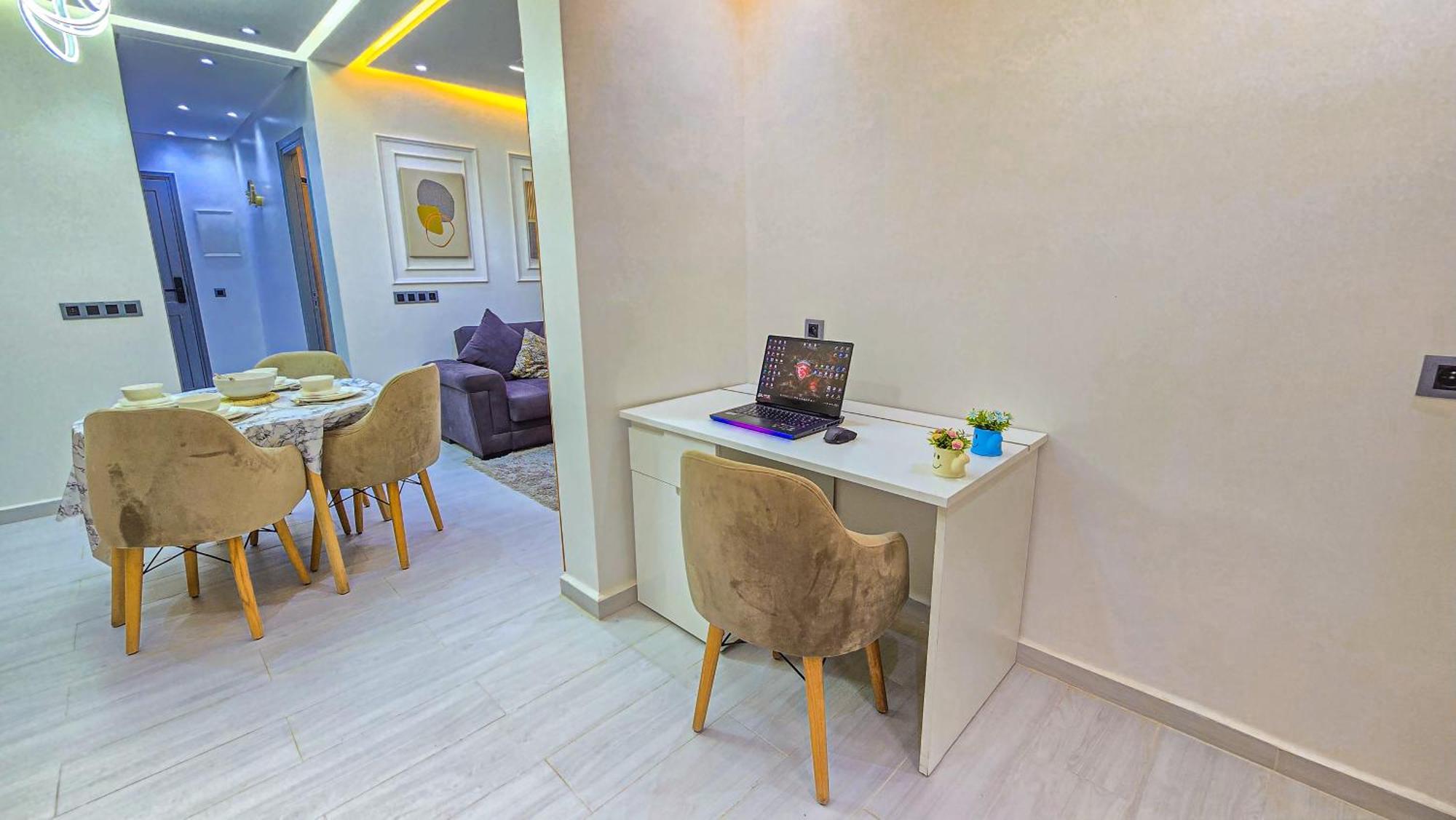 Apartment Chic Et Confortable, Netflix, Ps4 & Wi-fi Centre Marrakech