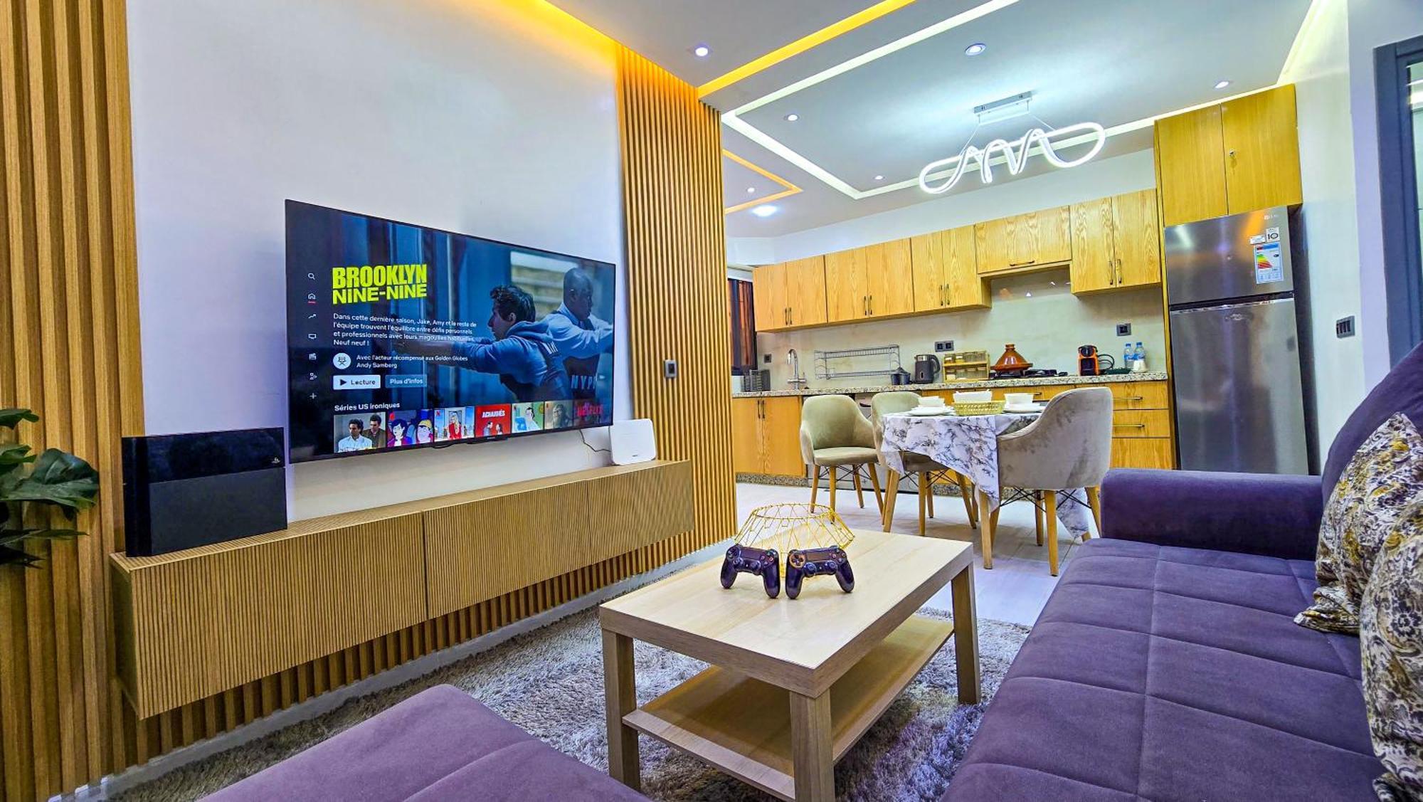 Chic Et Confortable, Netflix, Ps4 & Wi-fi Centre Marrakech Apartment Marrakesh