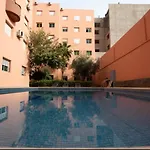 Riad Appart F3 Exceptionnel A Gueliz - A 5 Min De La Gare - Piscine, Wi-Fi Et Parking Au Coeur De Marrakech