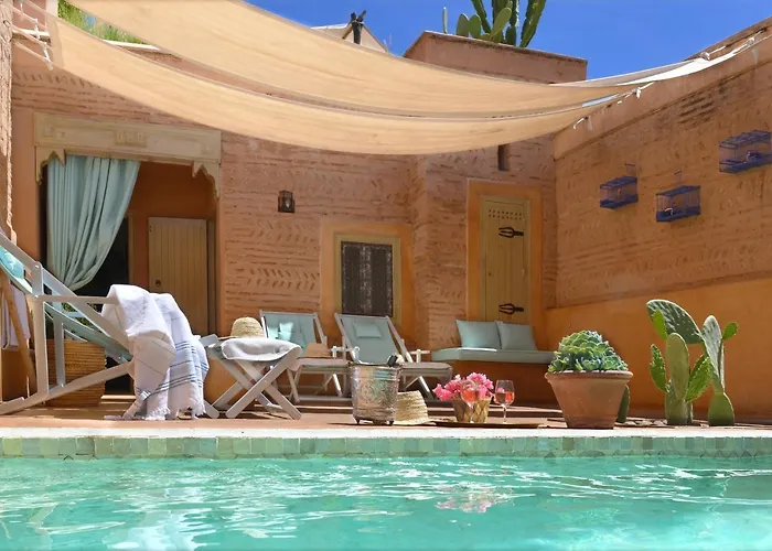 Le Somptueux Riad Douceur, Piscine Et Terrace