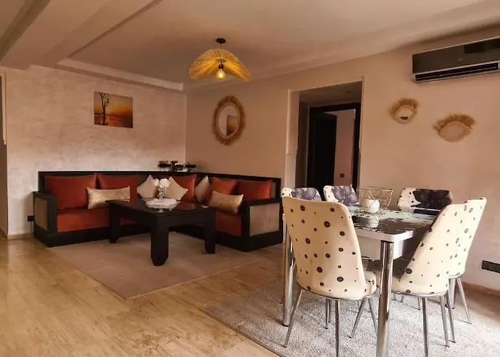 Appartement 2 Chambres En Plein Centre Ville Gueliz Marrakech