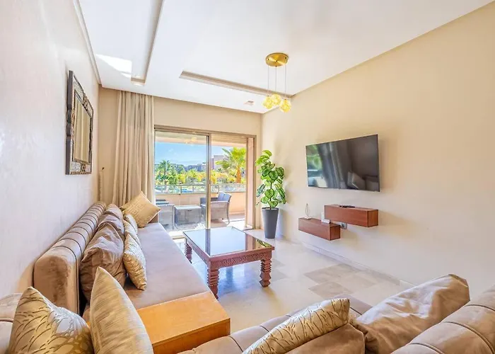 Cozy&Elegant-Prestigia-Pool-10Min From Gueliz