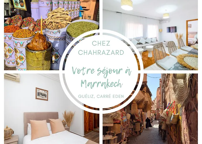 Chez Chahrazard Appartement A Gueliz Carre Eden Marrakech