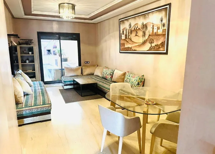Gueliz, Majorelle, Beautiful Apartment With Large Terrace