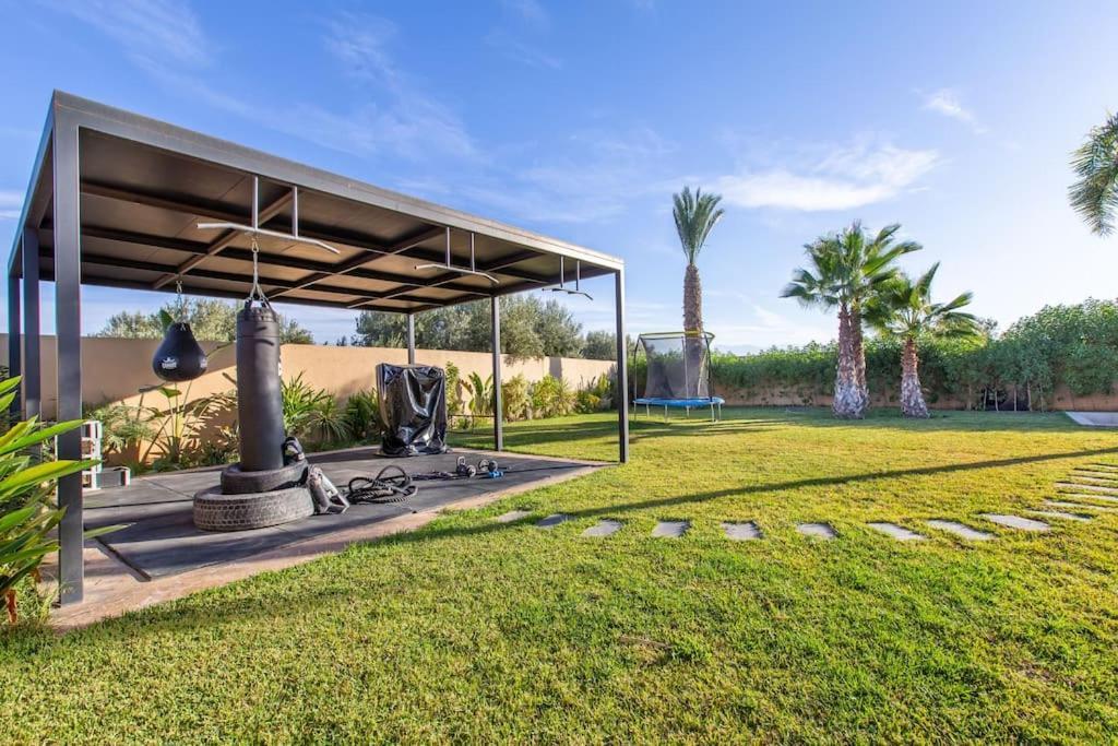 Villa Hawai, Ss Vis A Vis Avec Espace De Sport , Piscine Chauffee Marrakesh