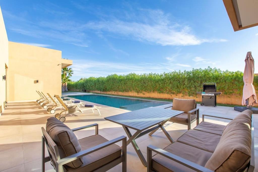Villa Hawai, Ss Vis A Vis Avec Espace De Sport , Piscine Chauffee Marrakesh
