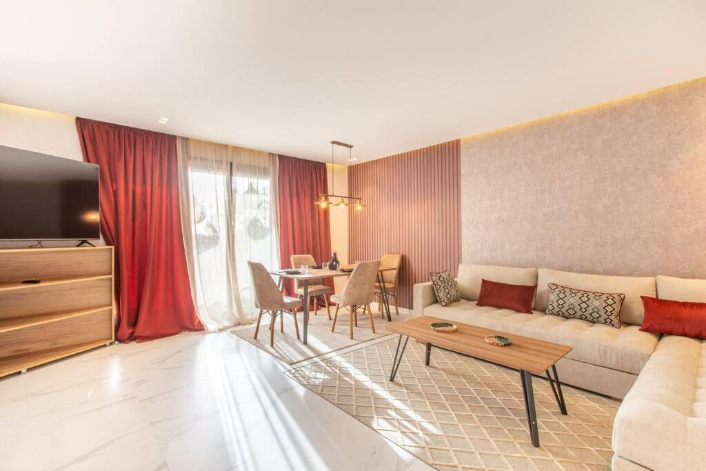 Design, Standing, Salon Modern, Terrasse Appartement