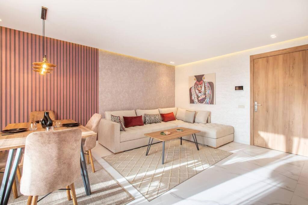 Design, Standing, Salon Modern, Terrasse Appartement