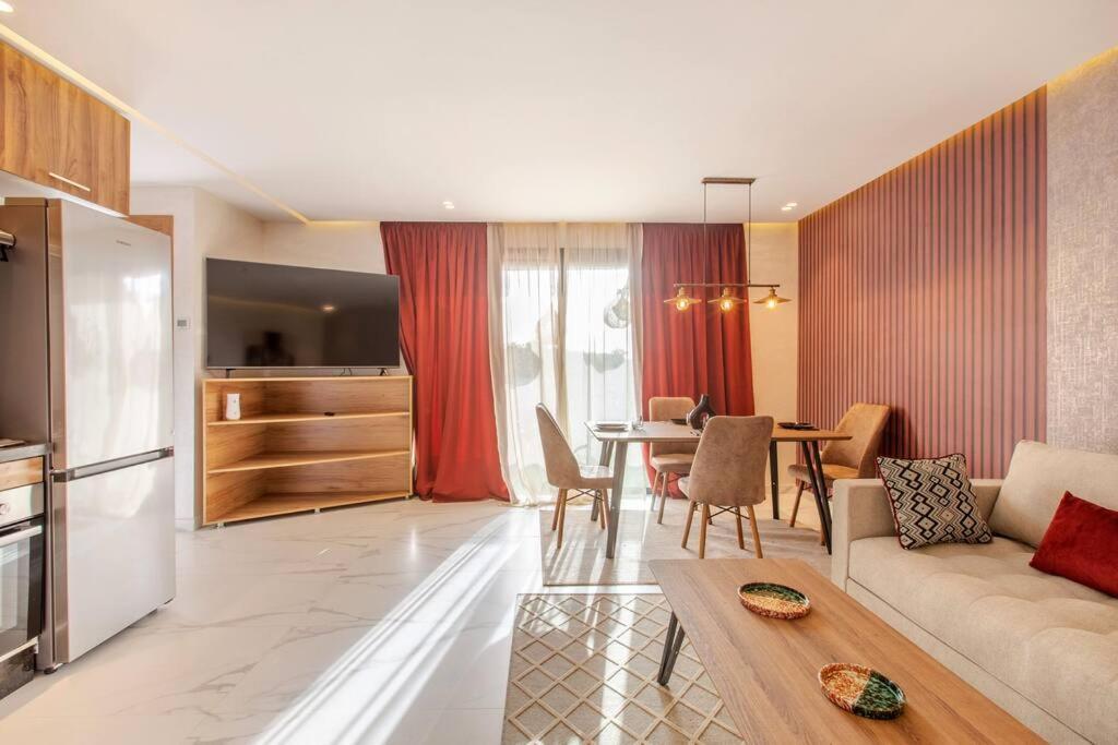 Design, Standing, Salon Modern, Terrasse Appartement