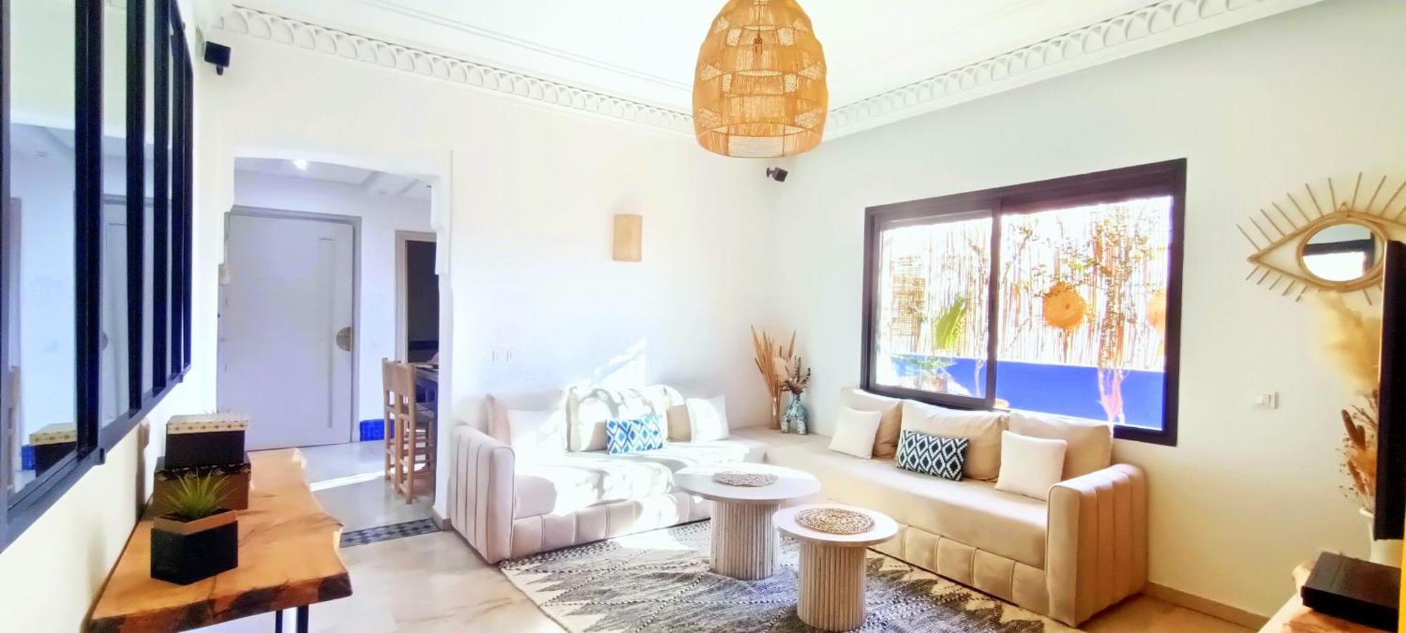 Rare : Superbe Appartement&grande Terrasse Avec Vue Degagee Dans Le + Joli Quartier De Marrakech, Majorelle Apartment Marrakesch