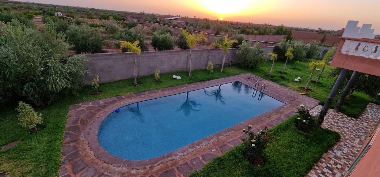 Morad Magnifique Avec Piscine Privée Ds Ferme De 4ha Marrakesh