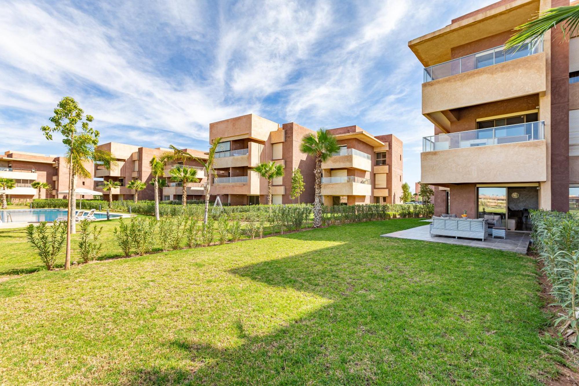 Appartamento The Saphir • Familial • Piscine • Jardin • Golf Marrakesh