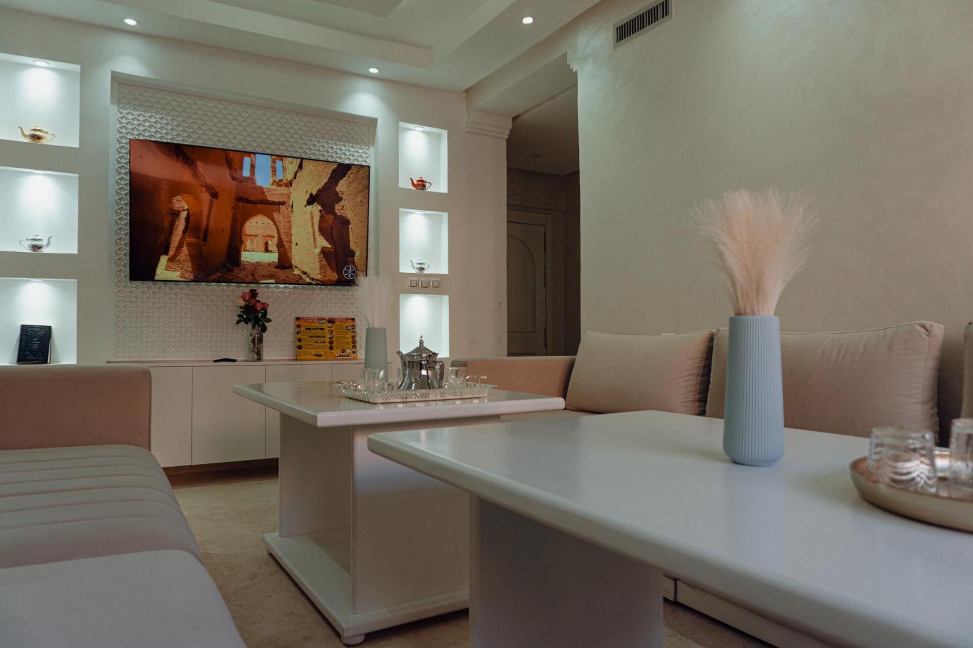 Y&h Tres Grand F4 Wifi Fibre Piscine * Marrakesh