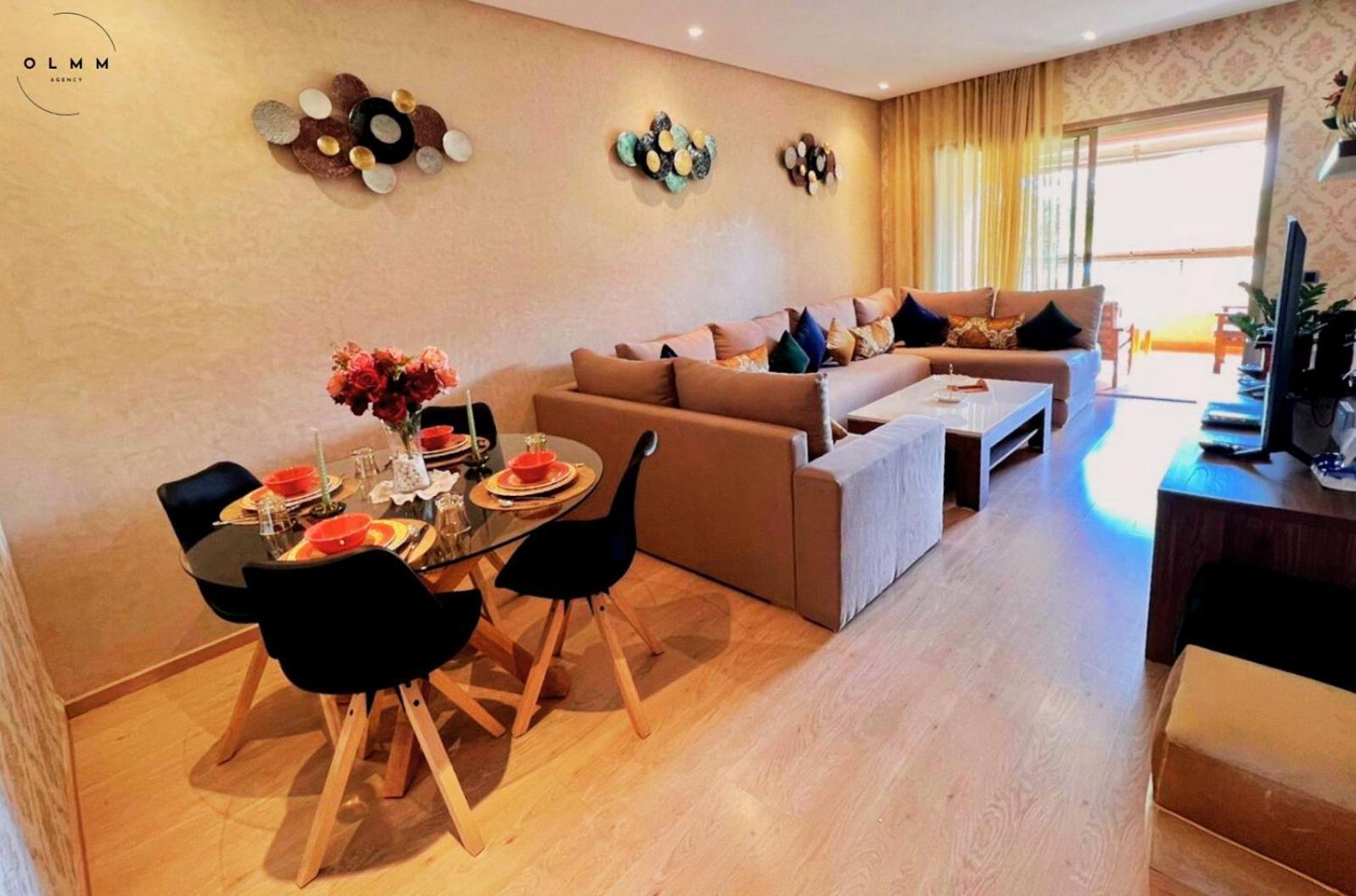 Luxurious At Prestigia Golf Marrakech With Golf Course, Pool, And Breathtaking Atlas Mountains View Appartement