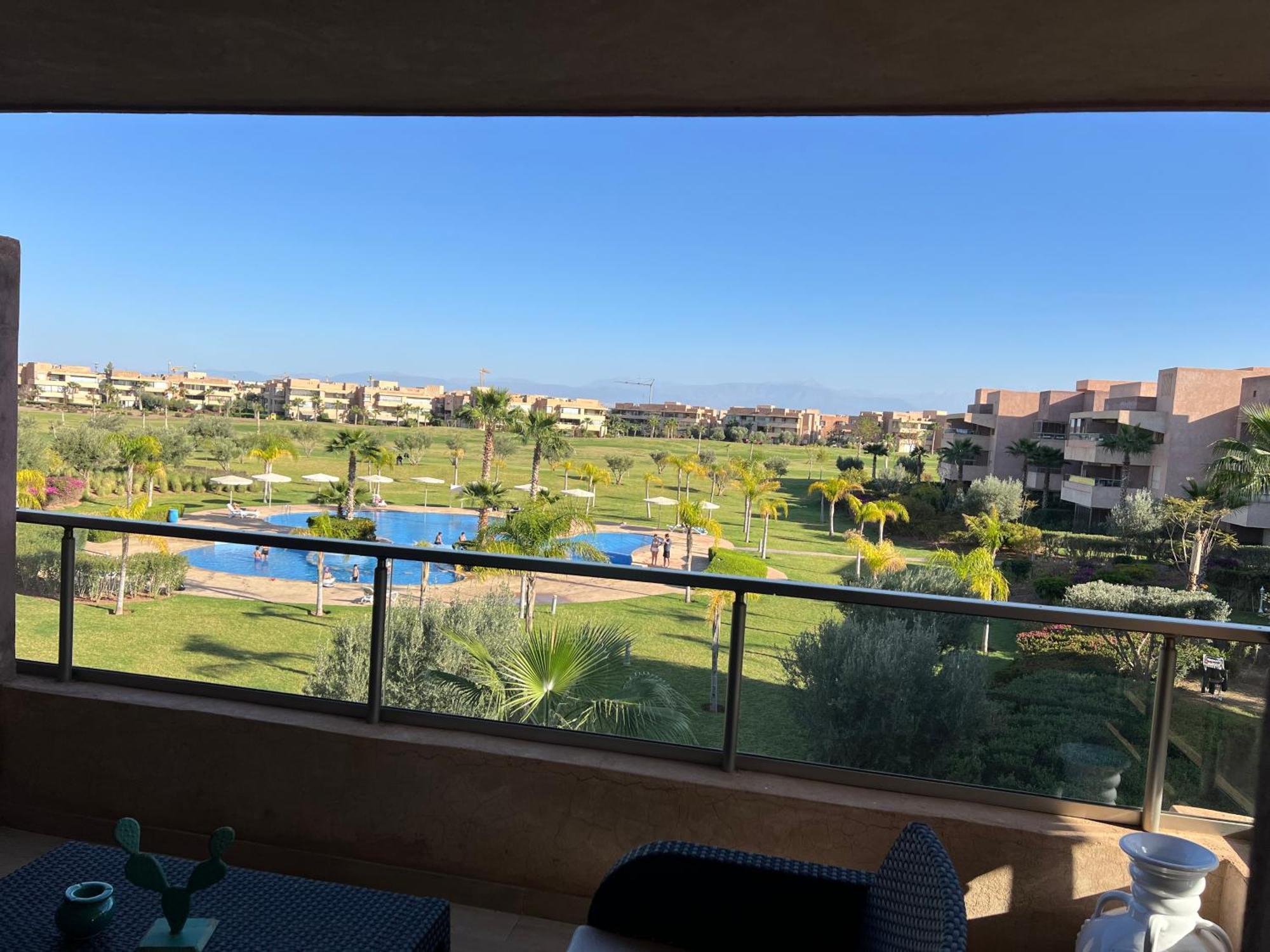 Apartment Quiet Atlas And Pool View - Fiber Optic Internet Marrakesch