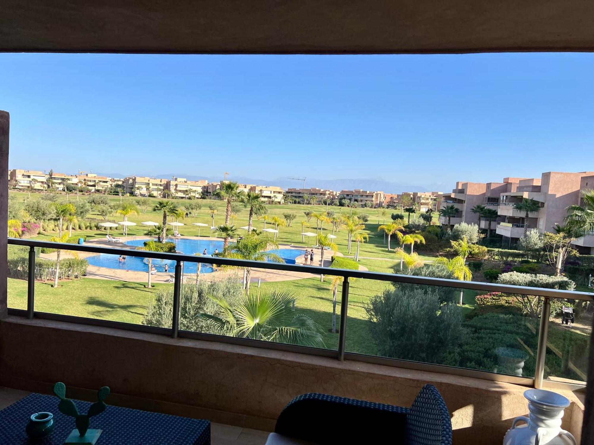Apartment Quiet Atlas And Pool View - Fiber Optic Internet Marrakesch