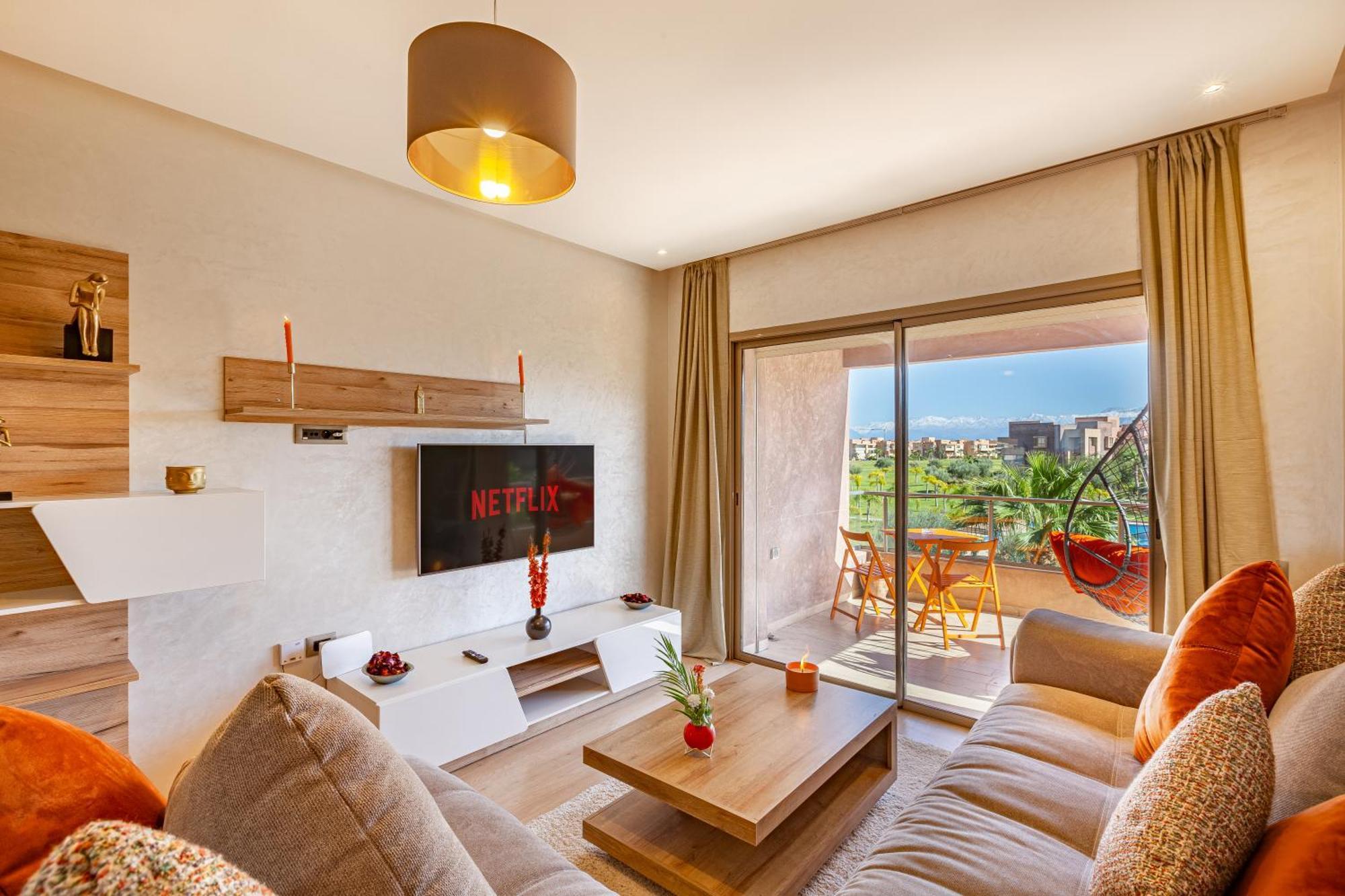Appartement Perle Rare A Prestigia 2 Ch Avec Vue Incroyable Marrakesh