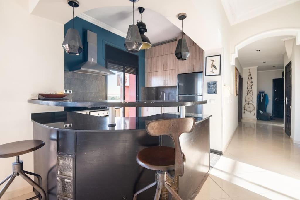 Penthouse Avec Jacuzzi Prive A Marrakech Appartement