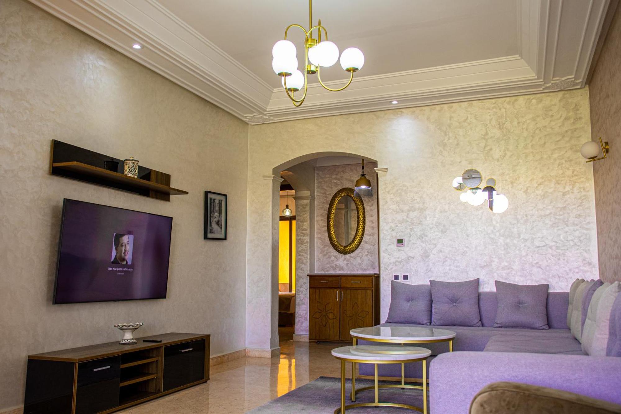 Tibouda House Apts Deluxe Marrakech Familiale - T3 Appartement *