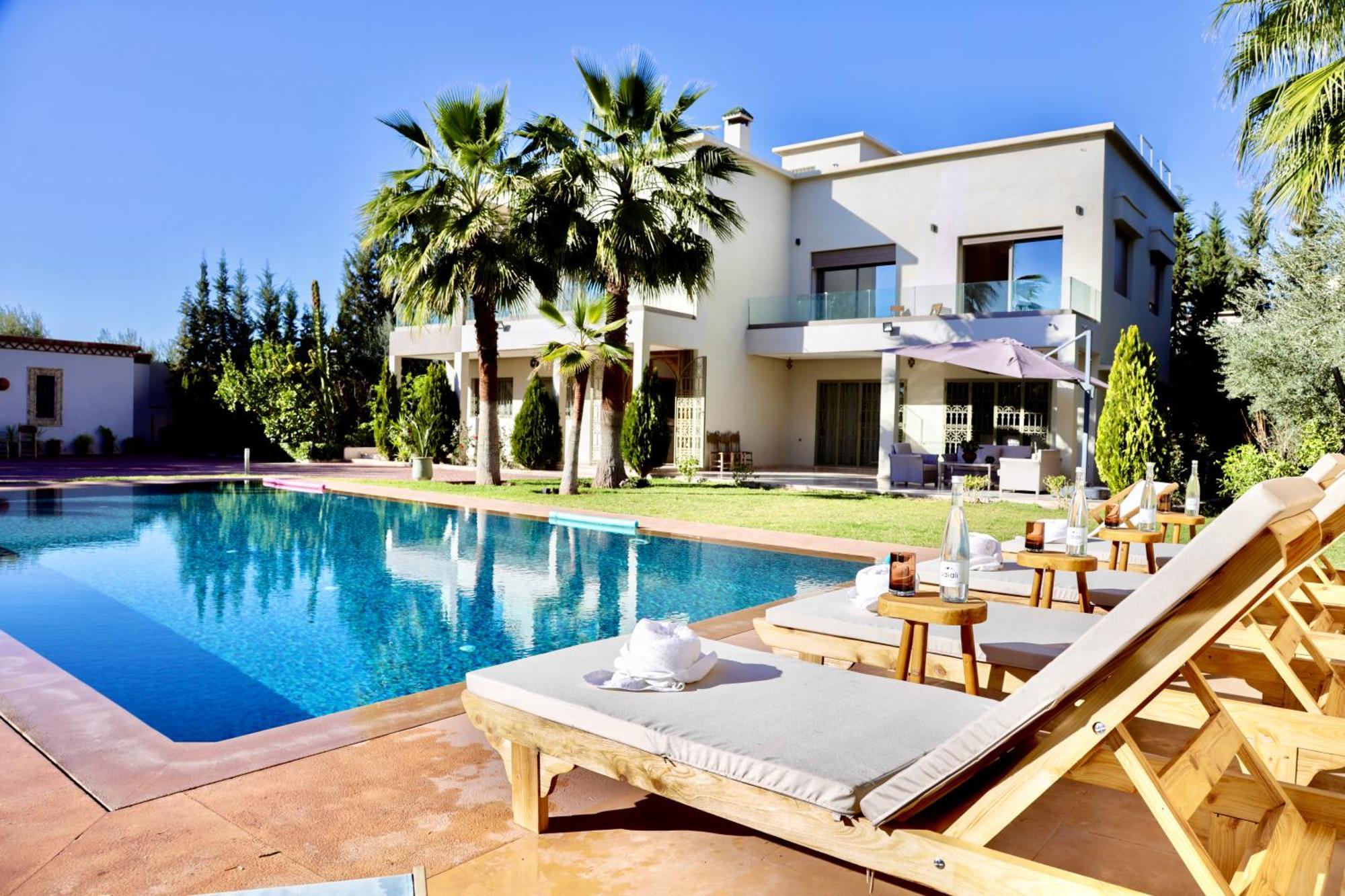 *villa De Luxe A Marrakech, Vue Sur Les Montagnes* * Marrakesch