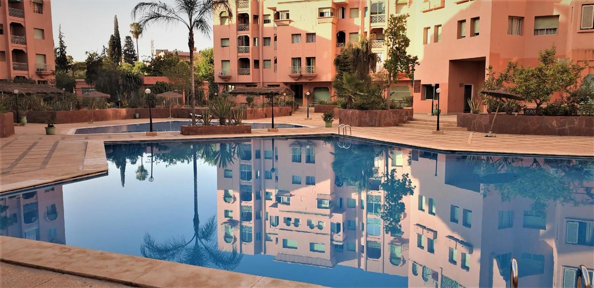 ☆hivernage☆ Charming , Spacious & Bright With Pool Apartment