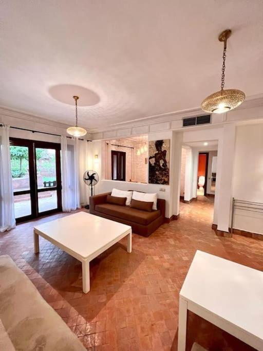 Bel Avec Jardin, Terrasse Et Piscine Lagon Appartement Marrakesh