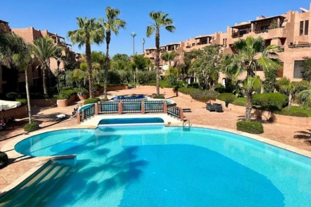 Appartement Bel Avec Jardin, Terrasse Et Piscine Lagon Marrakesh
