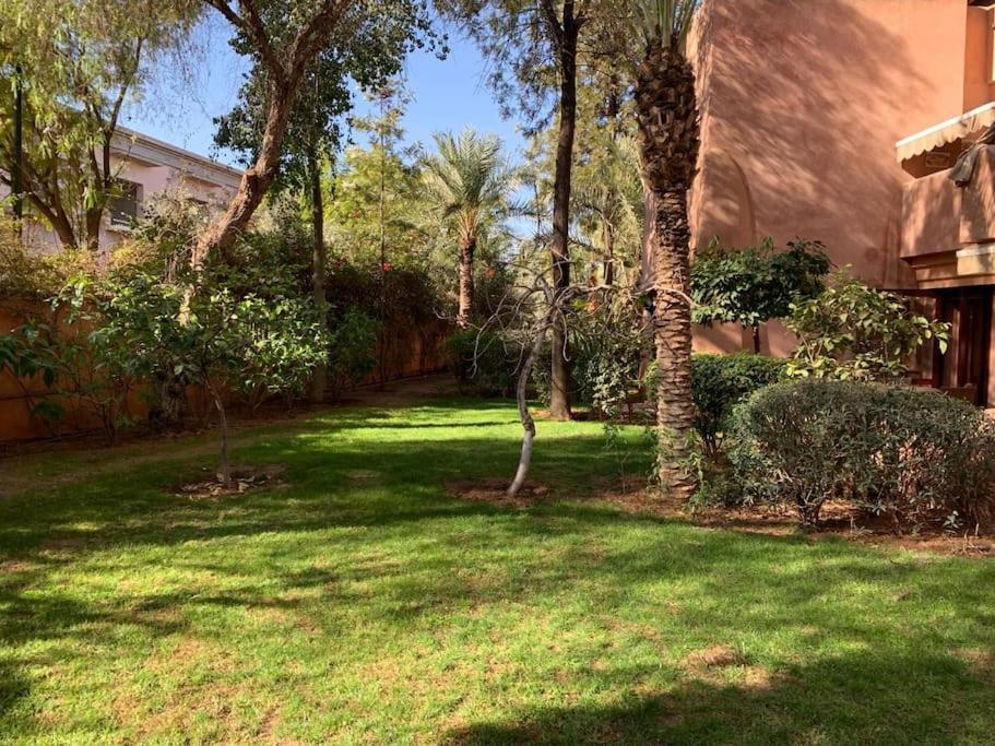 Bel Avec Jardin, Terrasse Et Piscine Lagon Appartement Marrakesh