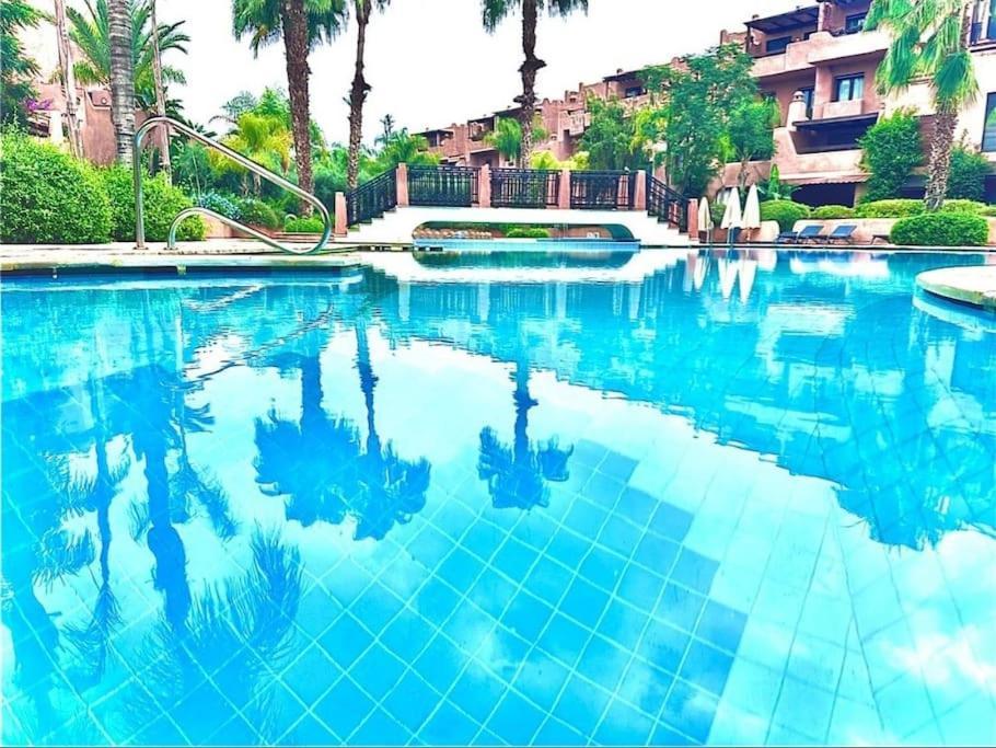 Appartement Bel Avec Jardin, Terrasse Et Piscine Lagon Marrakesh