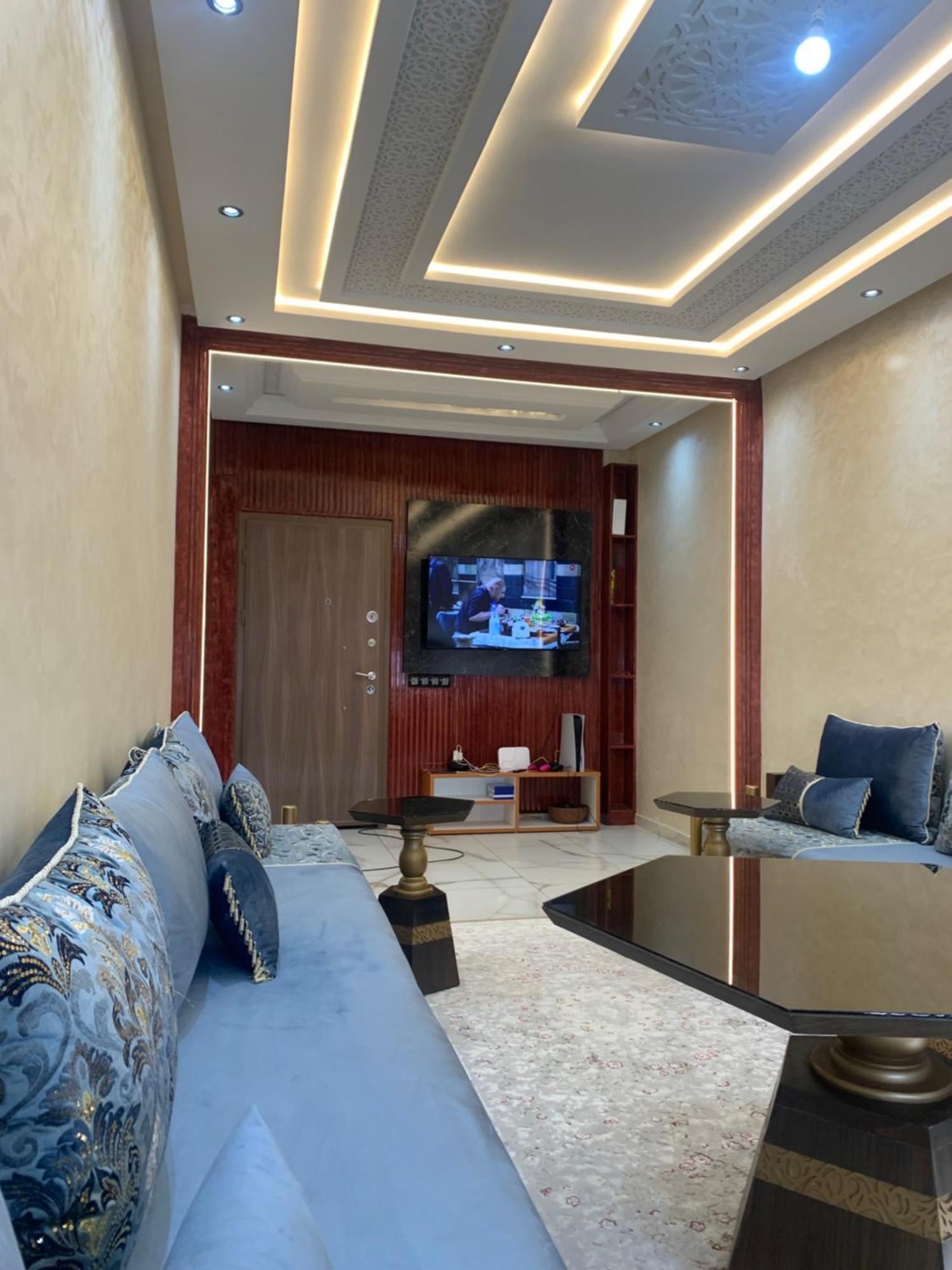Avec Piscine 2 Chambre Salon Piscine Toilette Salon Cuisine Equipe Appartement Marrakesh