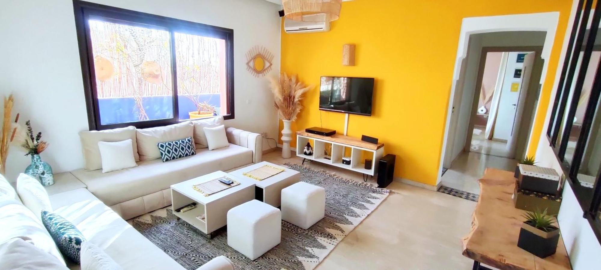 Rare : Superbe Appartement&grande Terrasse Avec Vue Degagee Dans Le + Joli Quartier De Marrakech, Majorelle * Marrakesch