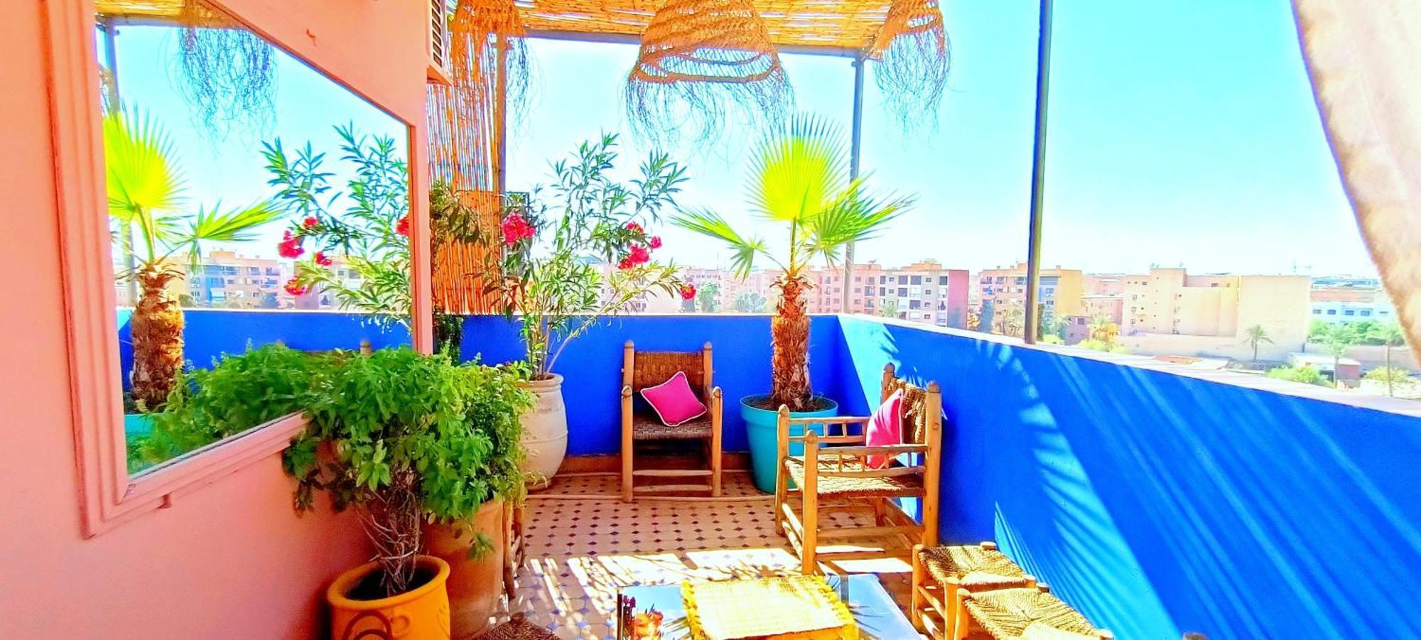 Rare : Superbe Appartement&grande Terrasse Avec Vue Degagee Dans Le + Joli Quartier De Marrakech, Majorelle