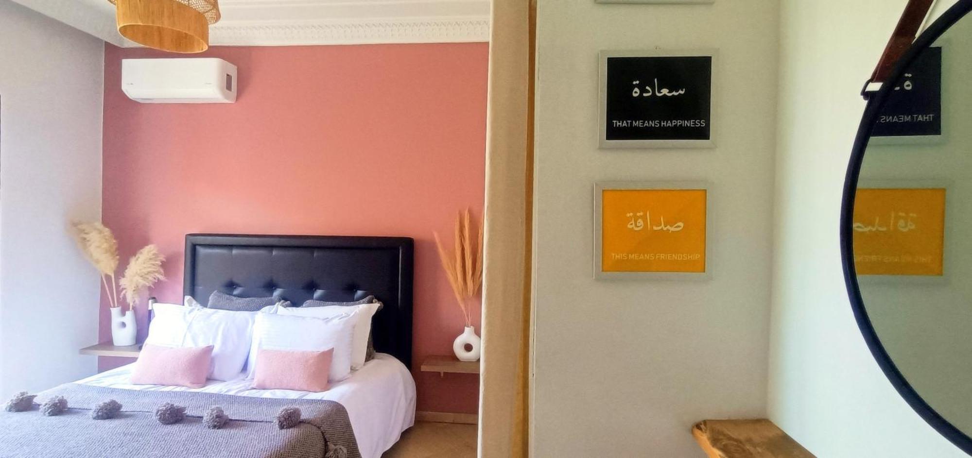 Apartment Rare : Superbe Appartement&grande Terrasse Avec Vue Degagee Dans Le + Joli Quartier De Marrakech, Majorelle *