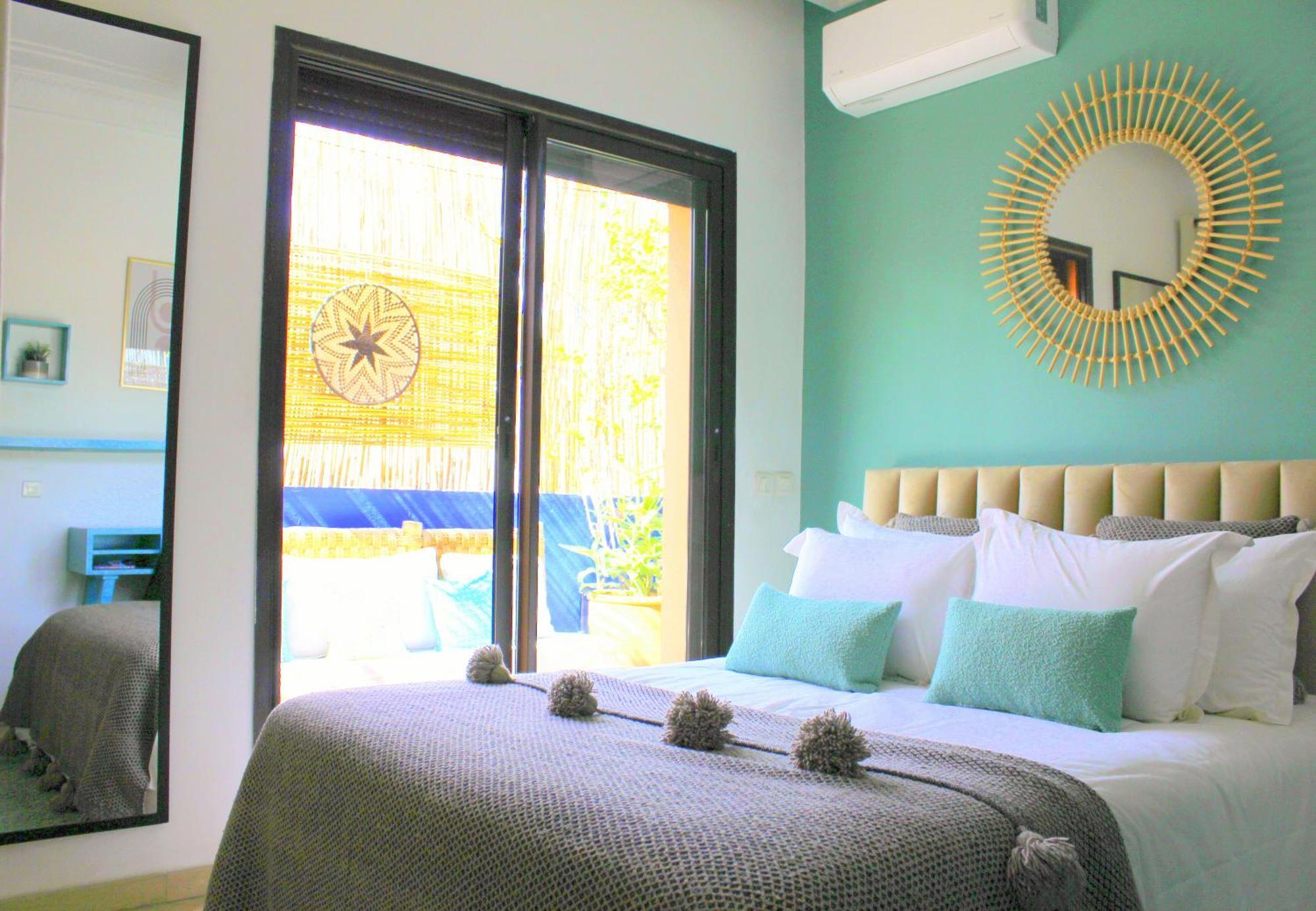Rare : Superbe Appartement&grande Terrasse Avec Vue Degagee Dans Le + Joli Quartier De Marrakech, Majorelle * Marrakesch