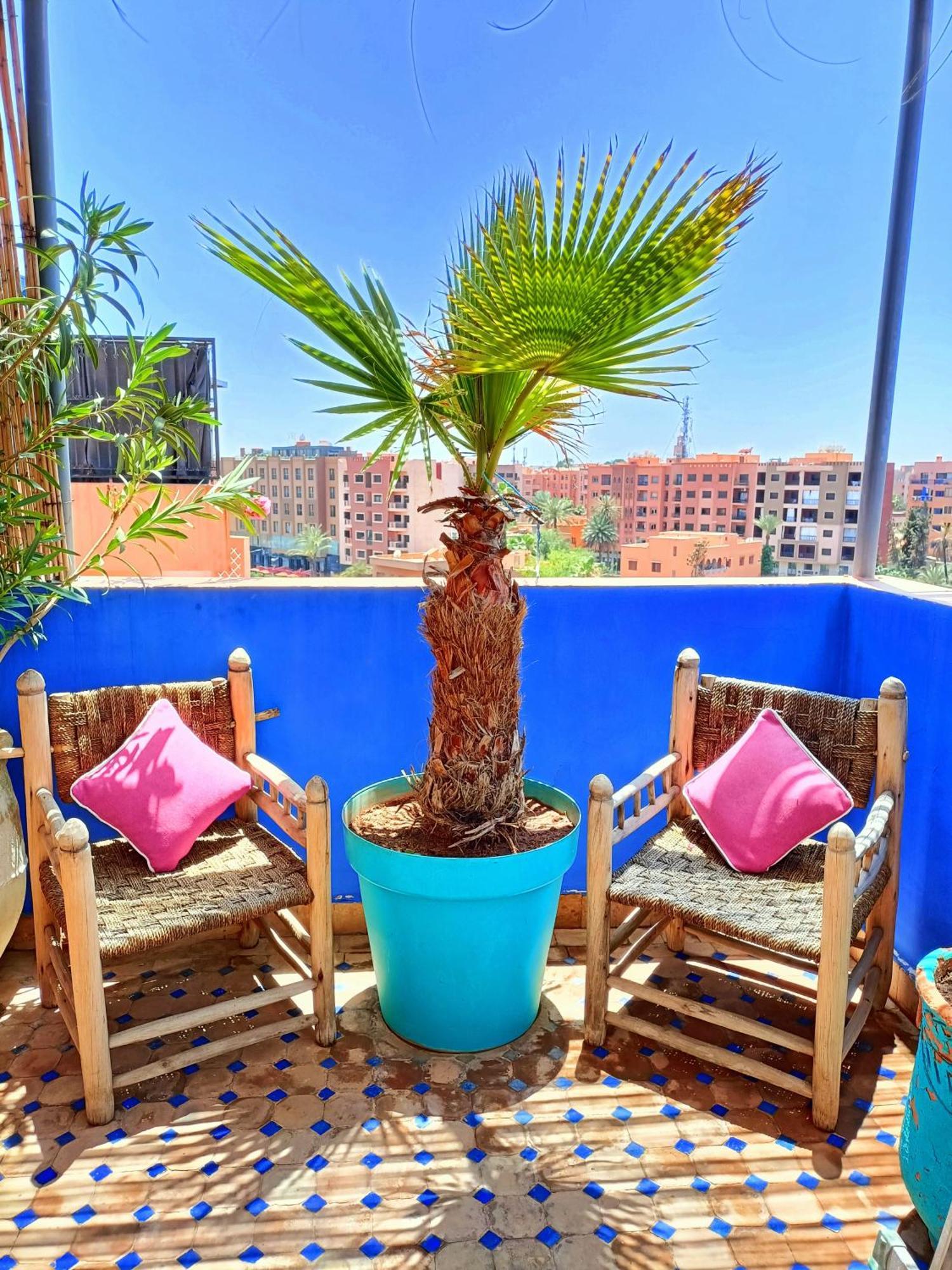 Rare : Superbe Appartement&grande Terrasse Avec Vue Degagee Dans Le + Joli Quartier De Marrakech, Majorelle Apartment