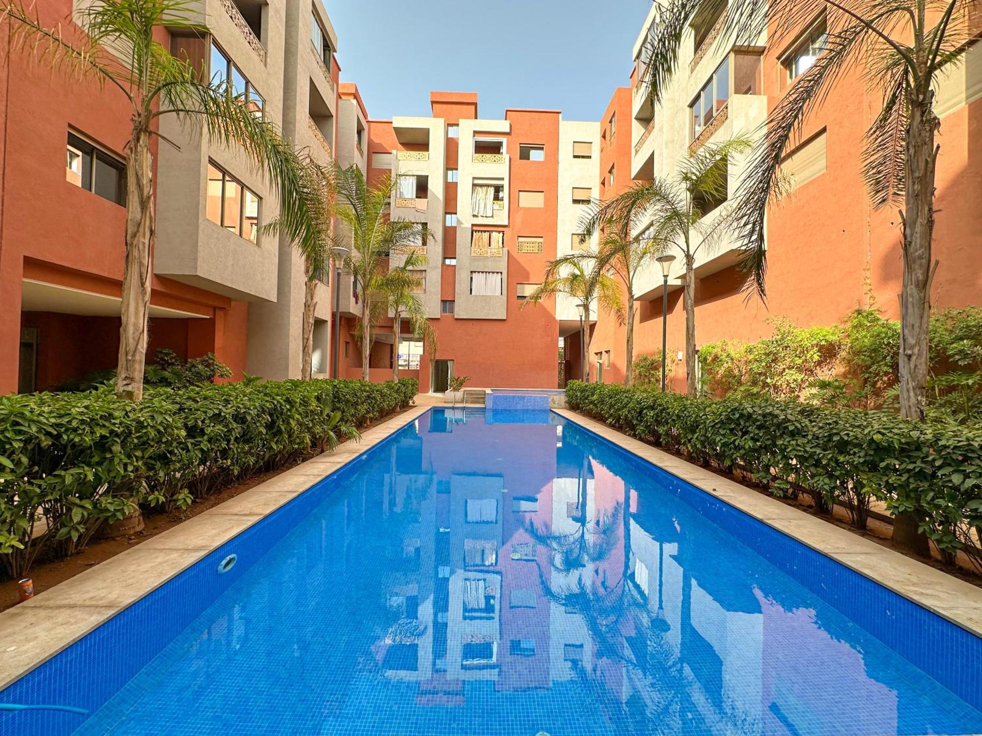 Modern Flat With Double Patio Right Next To Marrakech Center