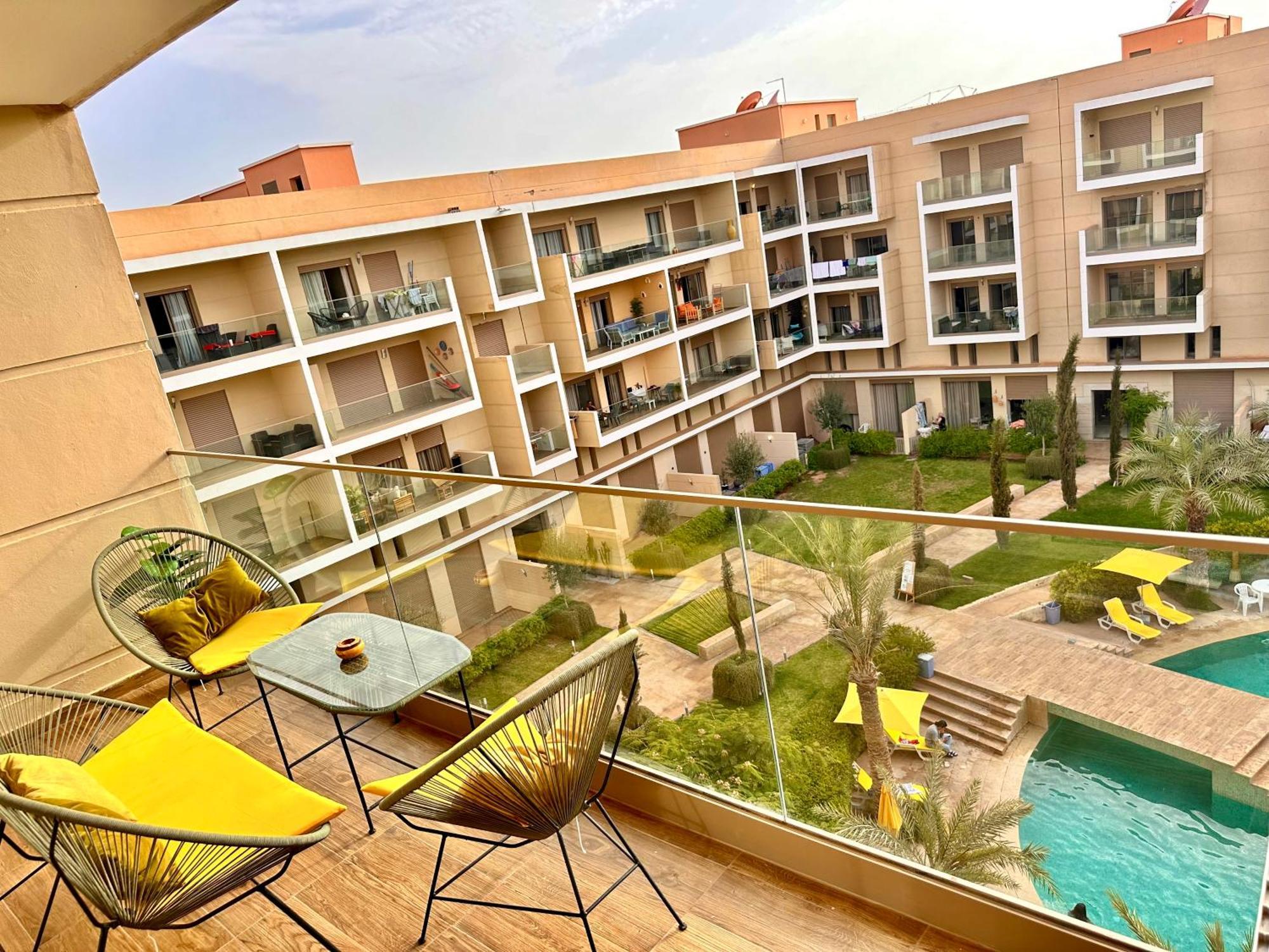 Appartement Pearl Garden Luxueux Chic Piscine Terrasse Netflix Iptv Parking *