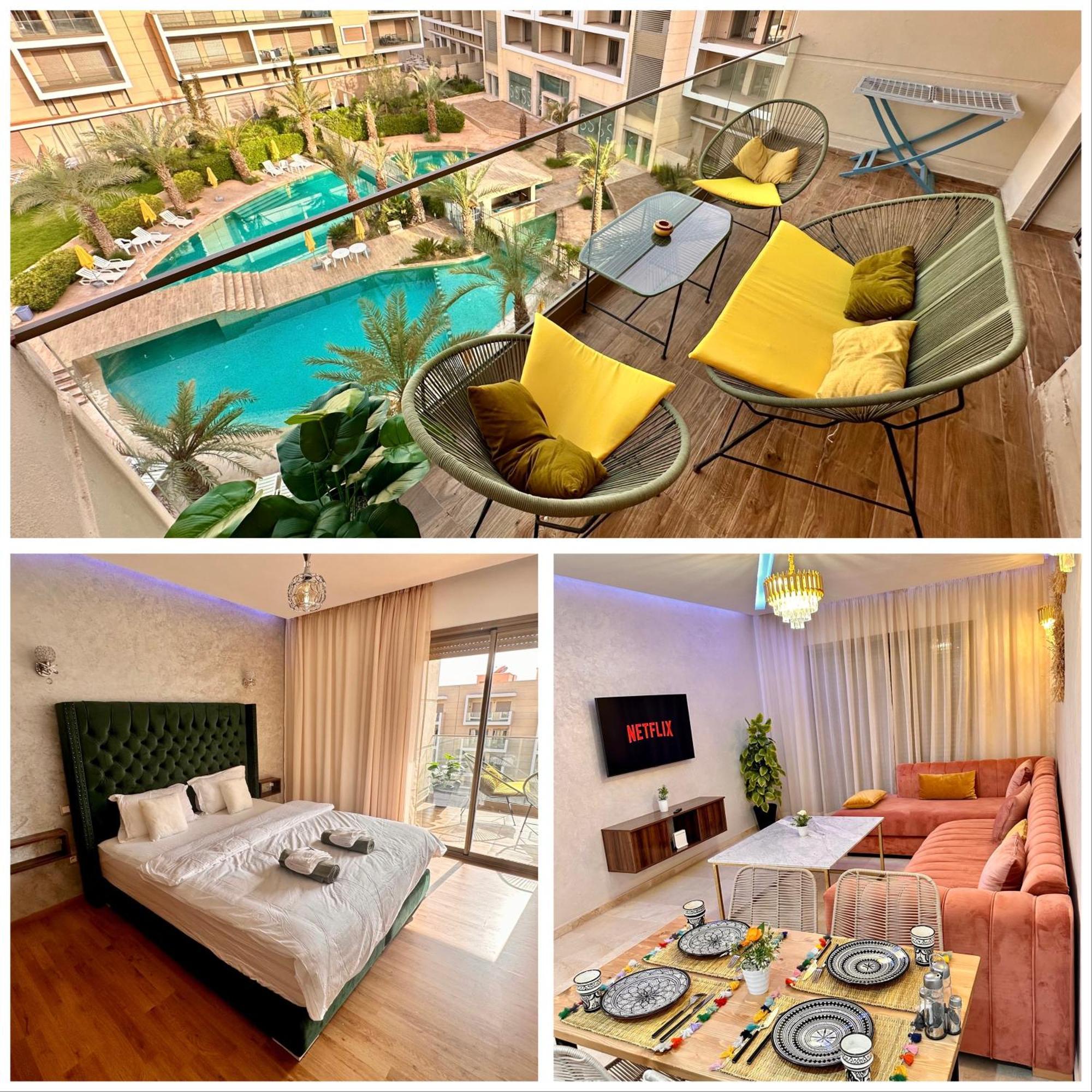 Pearl Garden Luxueux Chic Piscine Terrasse Netflix Iptv Parking Appartement *