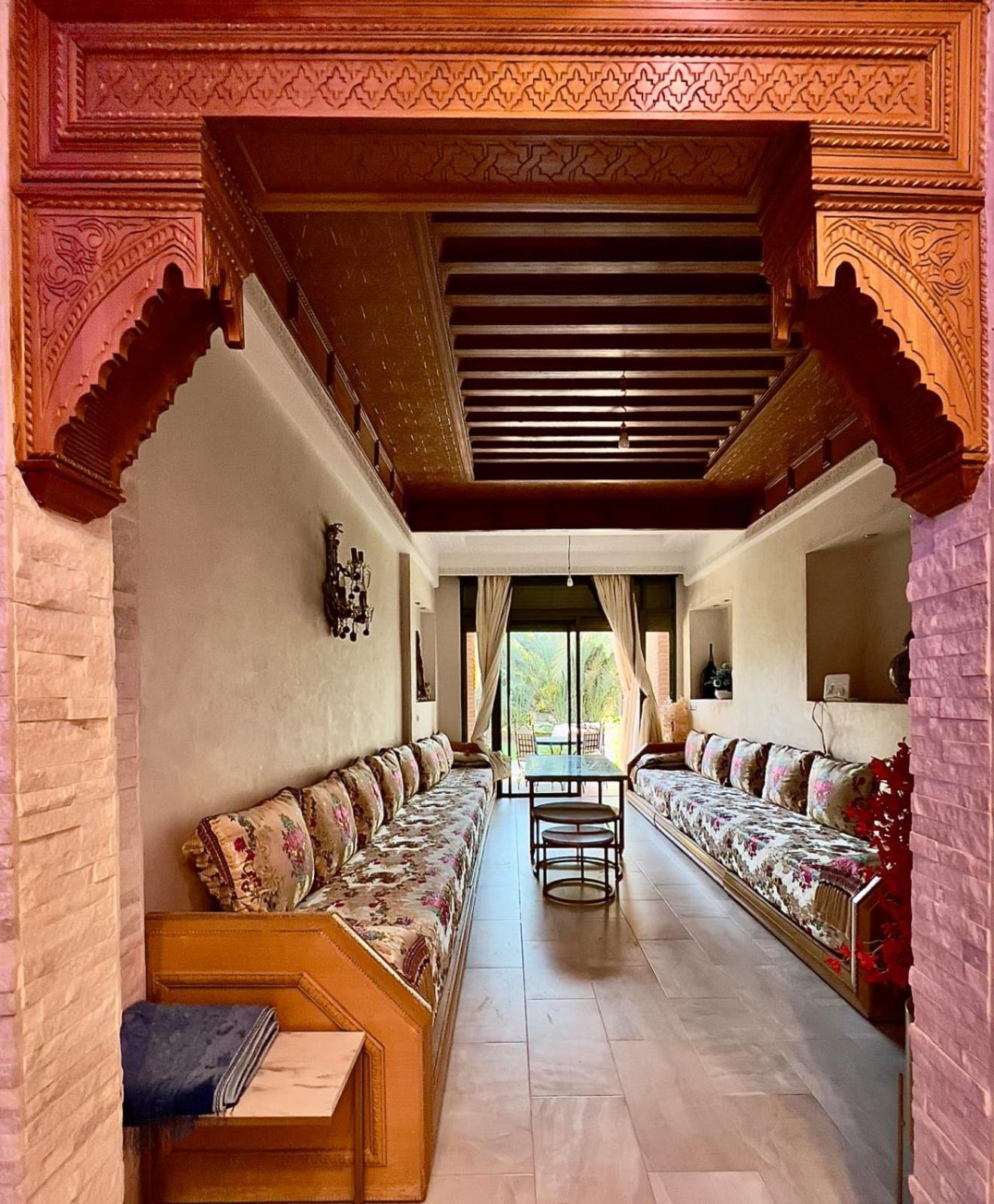 Palmeraie 3 Vue Piscine Et Jardin Ferienhaus Marrakesch
