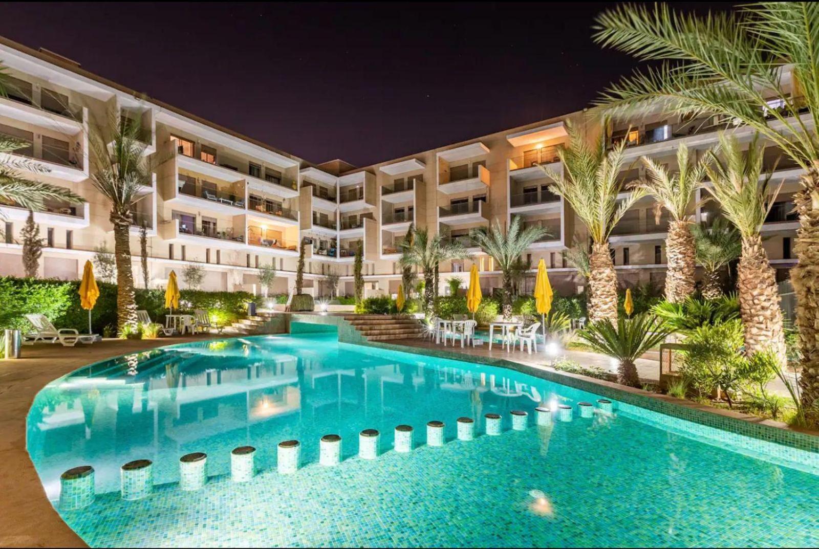 Luxueux Avec Piscine 10 Minutes Du Centre Appartement Marrakesh
