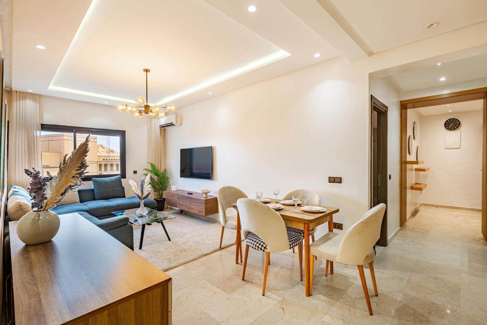 New! Nour A Gueliz Proche La Gare Appartement *