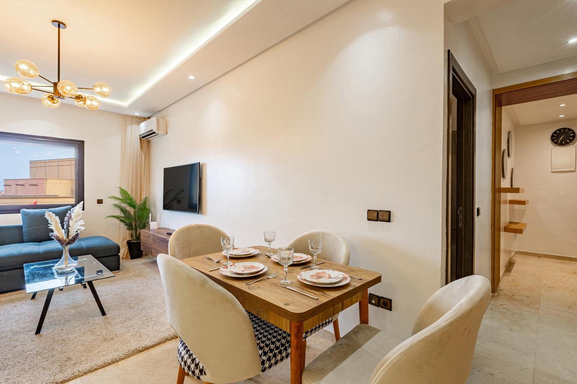New! Nour A Gueliz Proche La Gare Appartement Marrakesh