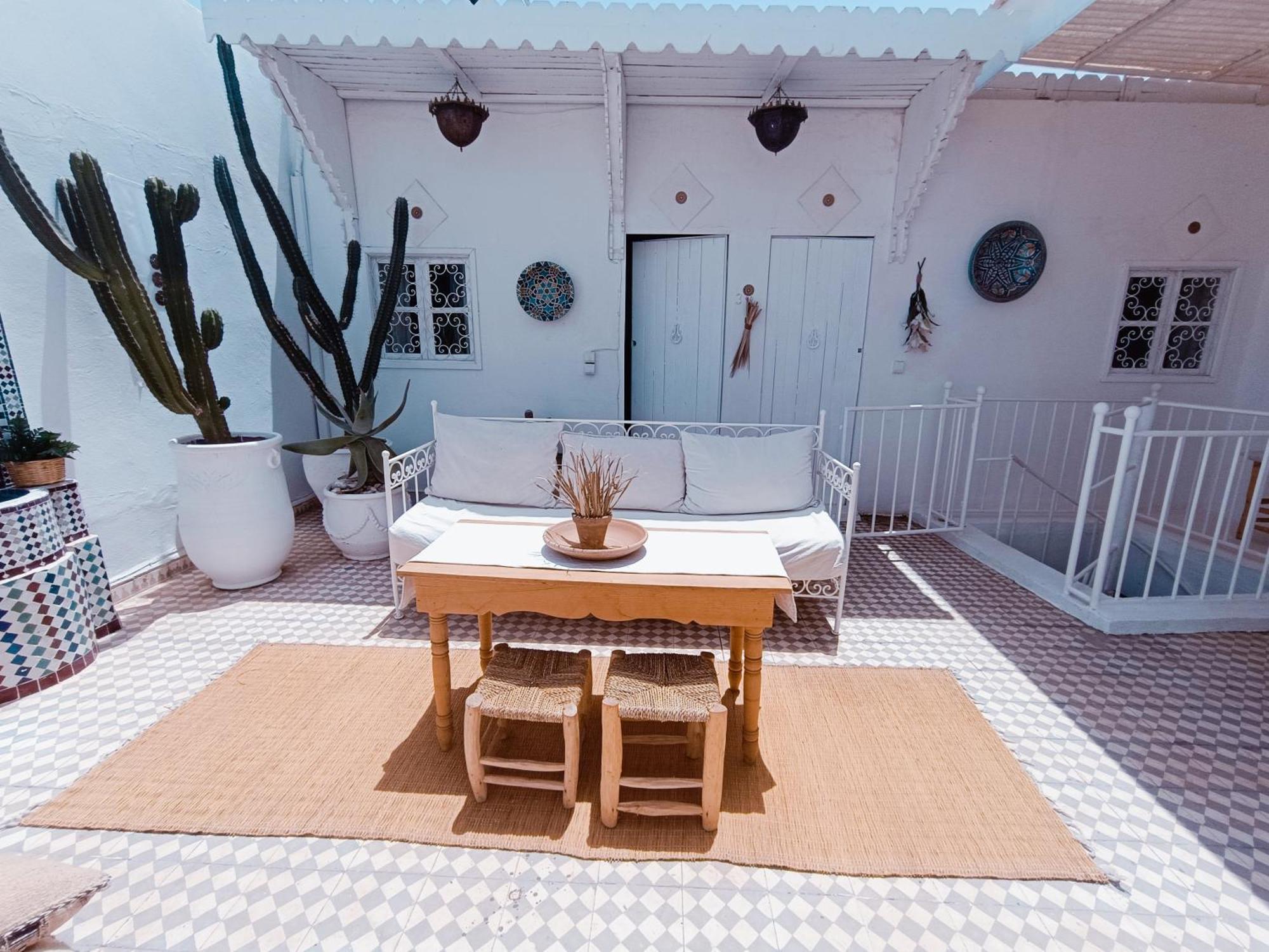 Blanco Medina Avec Terrasse Marrakesh