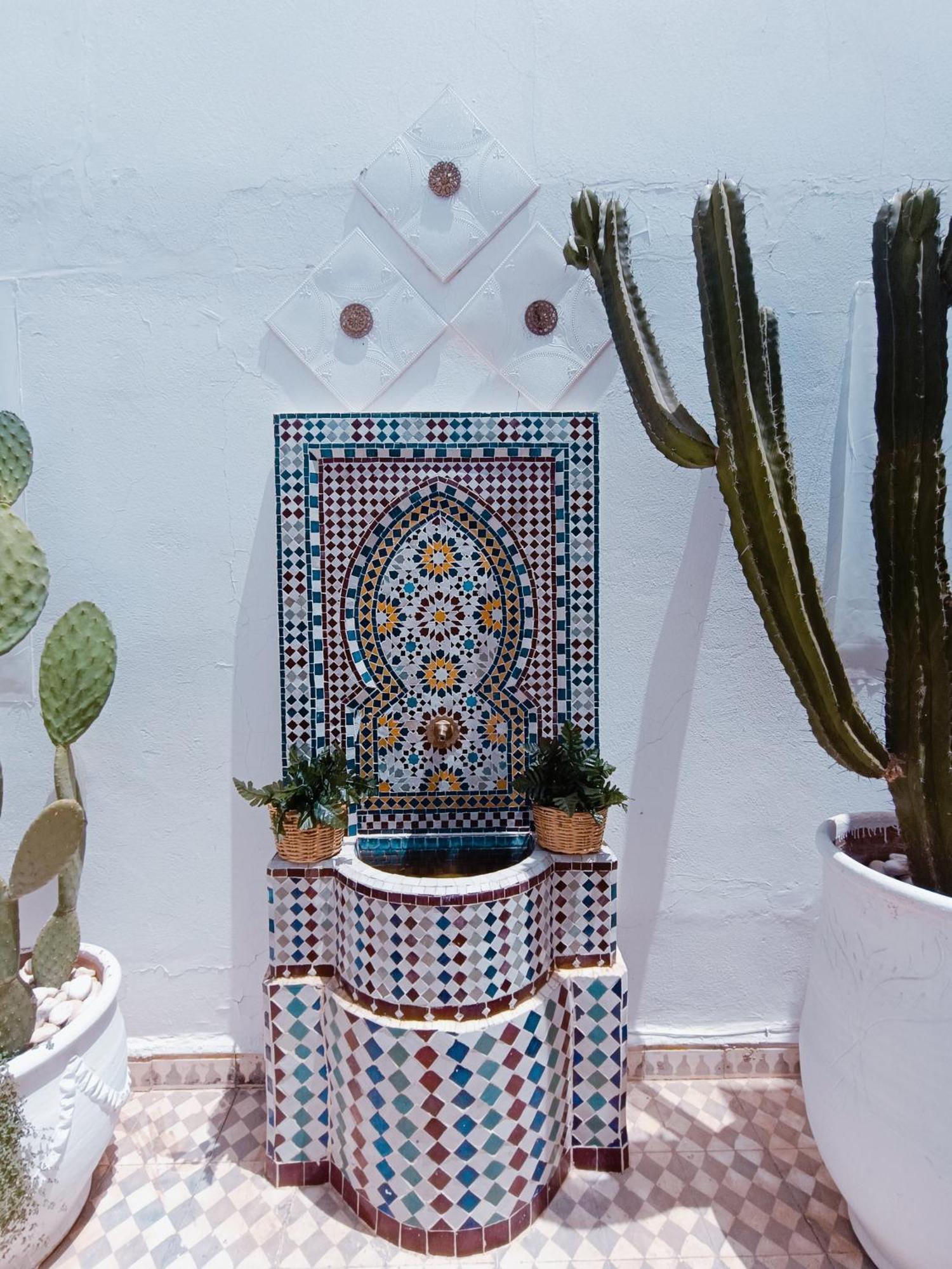 Blanco Medina Avec Terrasse Marrakesh