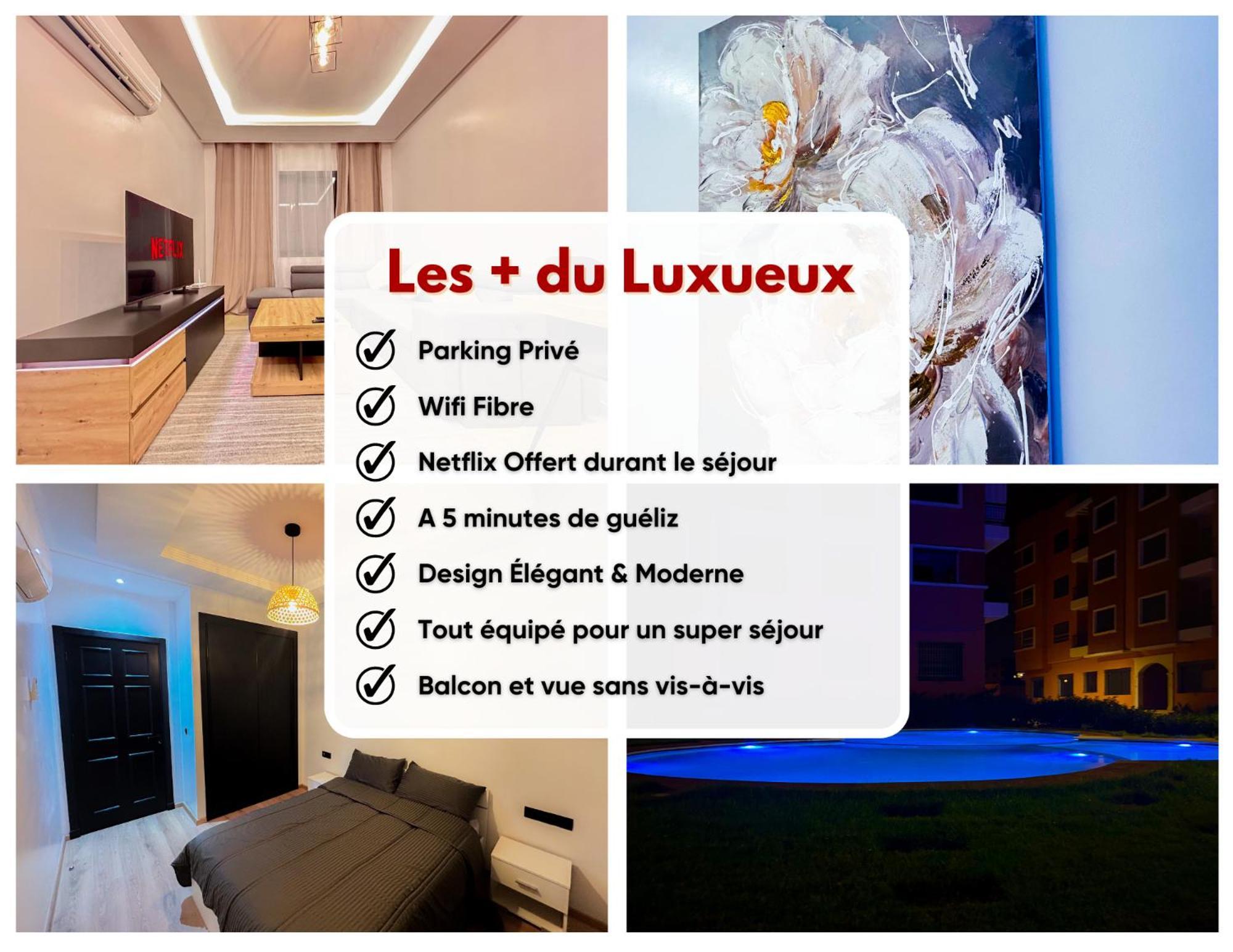 Luxe Et Douceur Moderne, Parking Prive Appartement Marrakesh