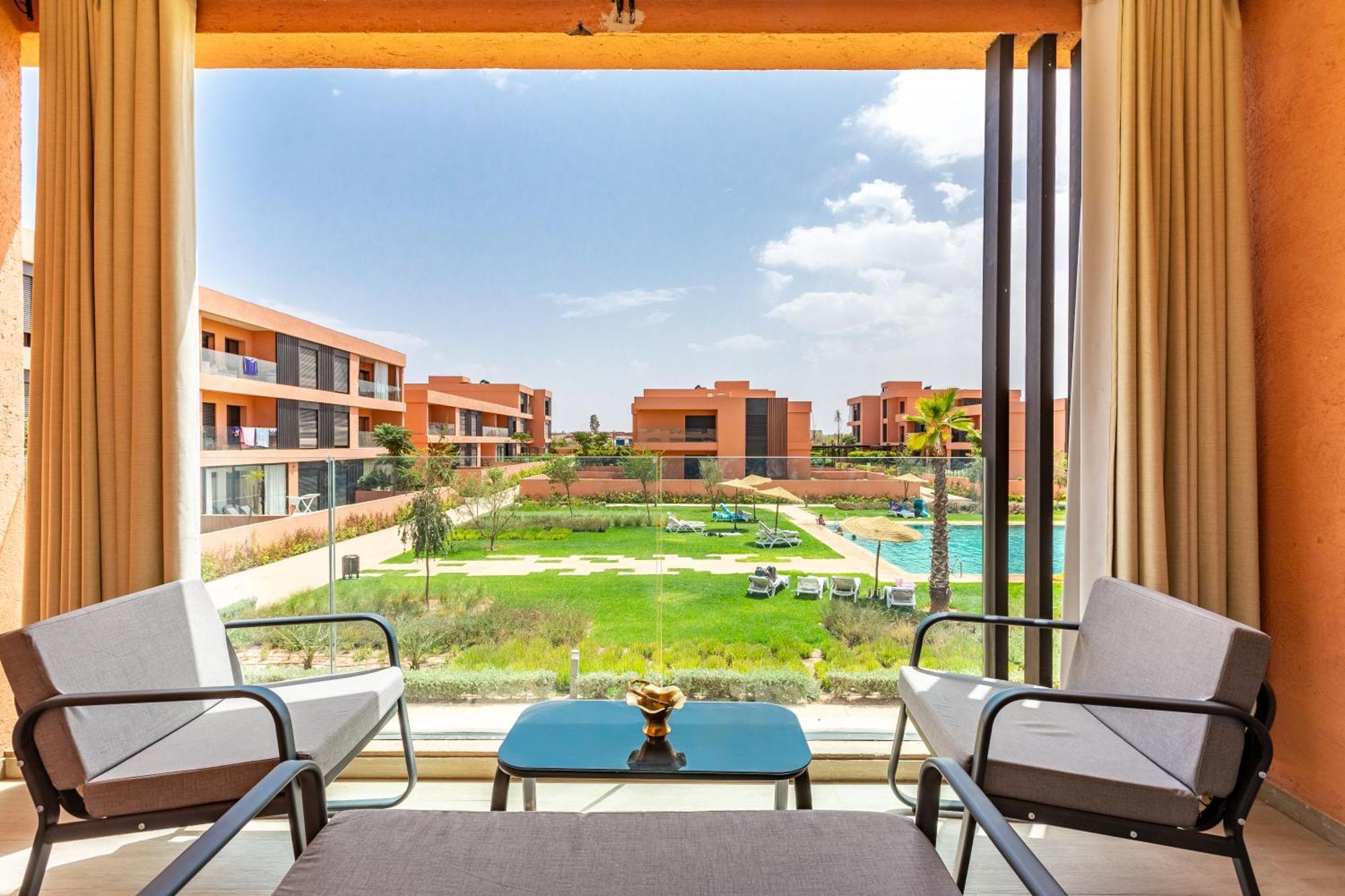 Appartement New! App Avec Vue Sur Piscine A Noria Golf Marrakesh