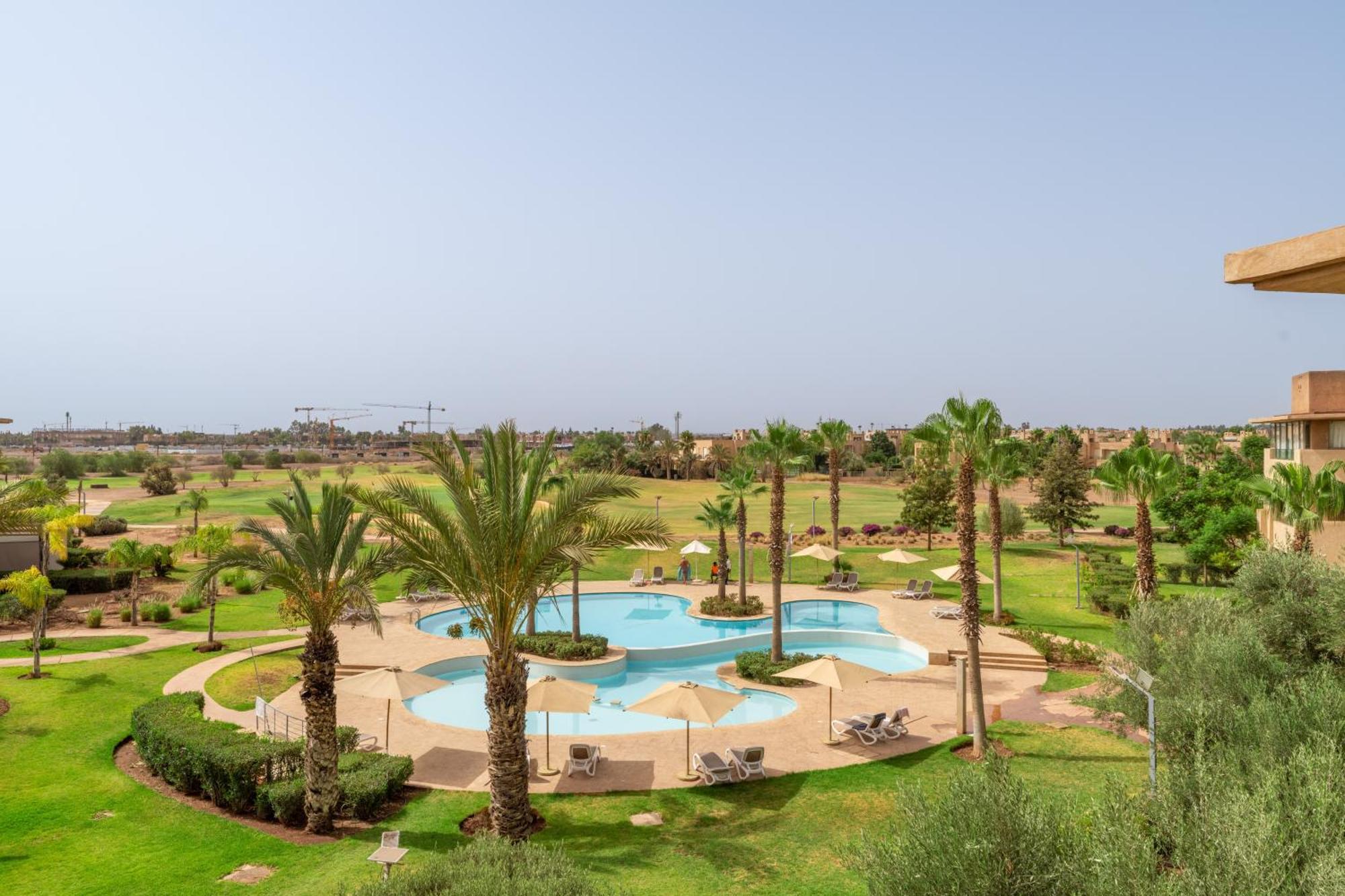 Relax Front Of Panoraview Pool Golf Atlas Appartement Marrakesh