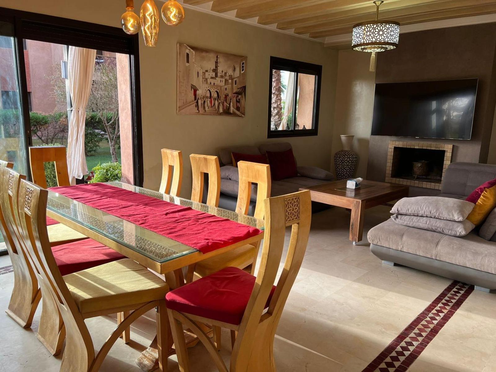 Elegant Avec Vue Sur Piscine Jardin Verdoyant Et Wifi Ultra Rapide Apartment Marrakesh