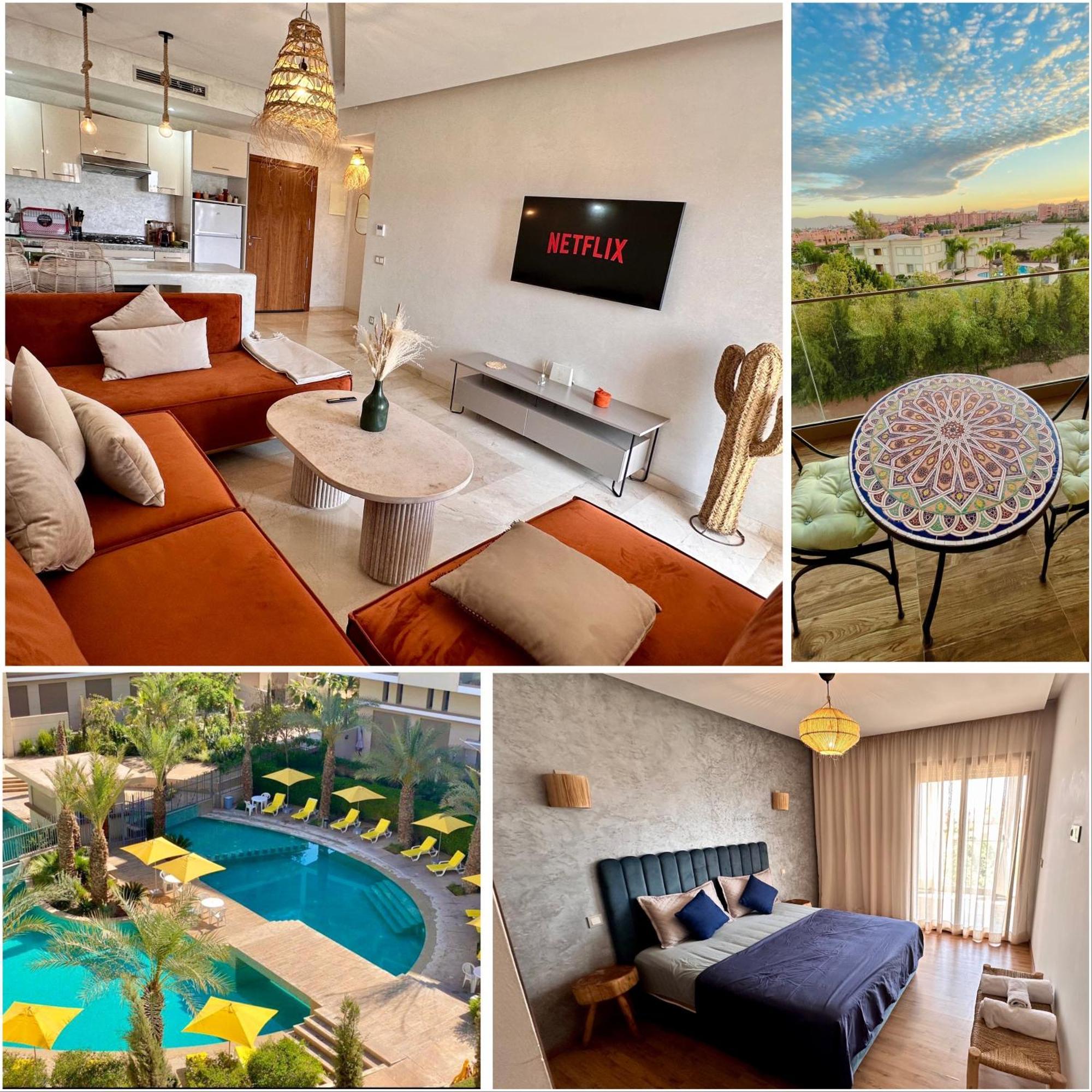 Apartment Pearl Garden Cozy Panoramic Charming Sunny Terrace Piscine *