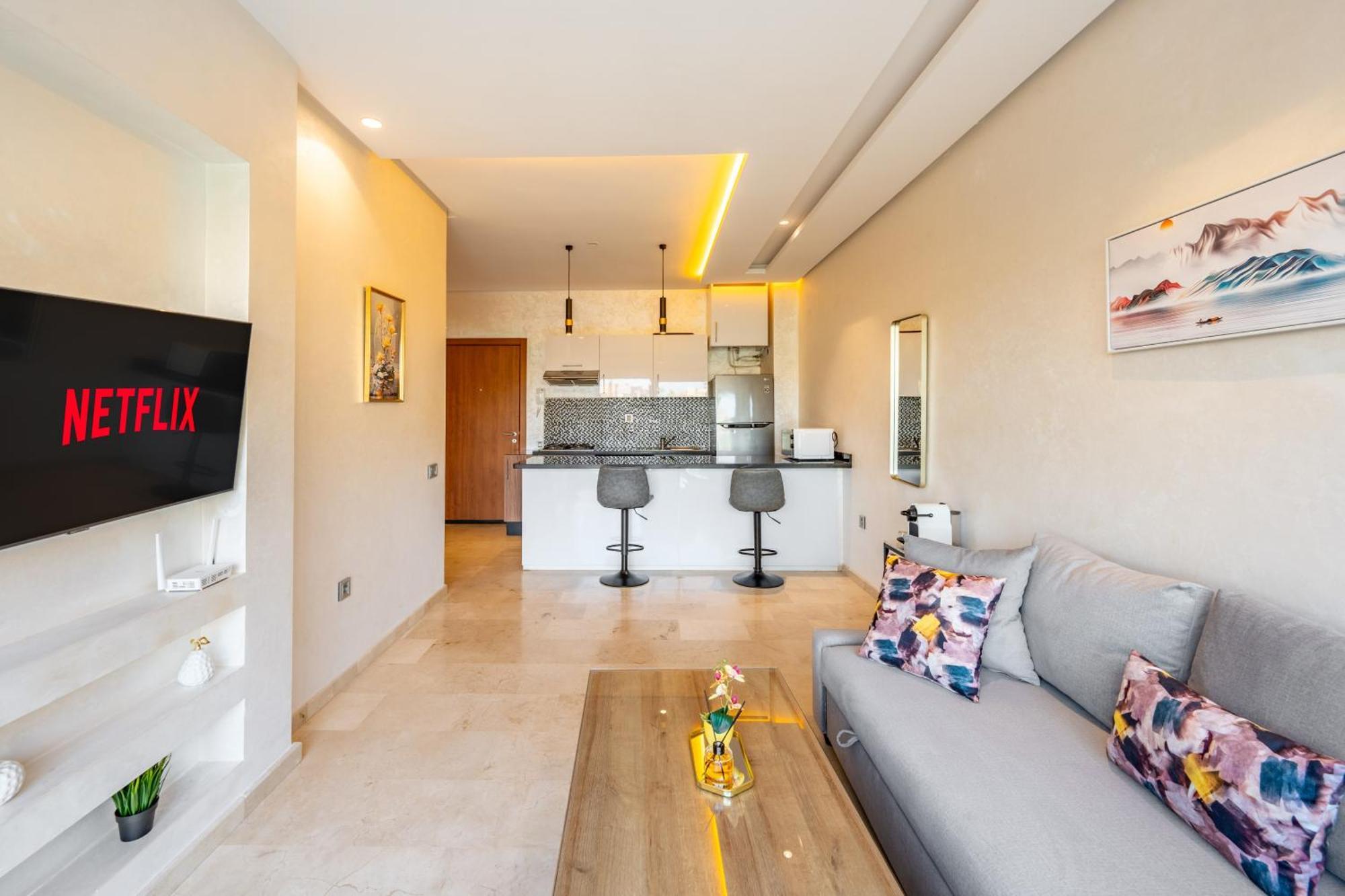 Relax Front Of Pool - Golf- Fiber Optic Appartement *